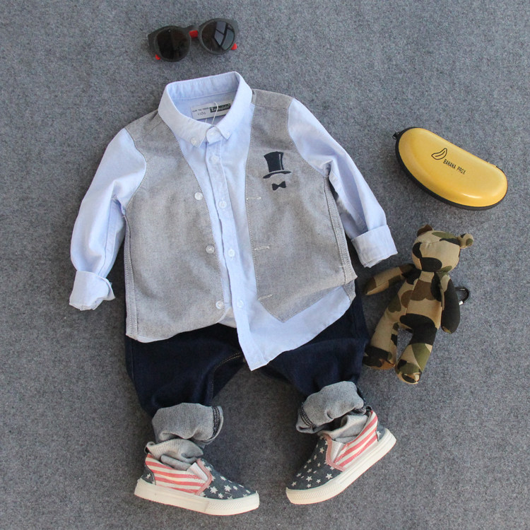 Chemise garcon à manche longue - Ref 2075210 Image 7