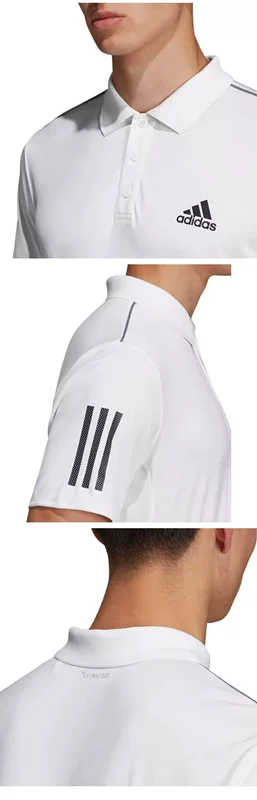 Áo sơ mi POLO nam adidas Áo thun ngắn tay thoáng khí ve áo thời trang phong cách quần vợt DU0849 EJ0927