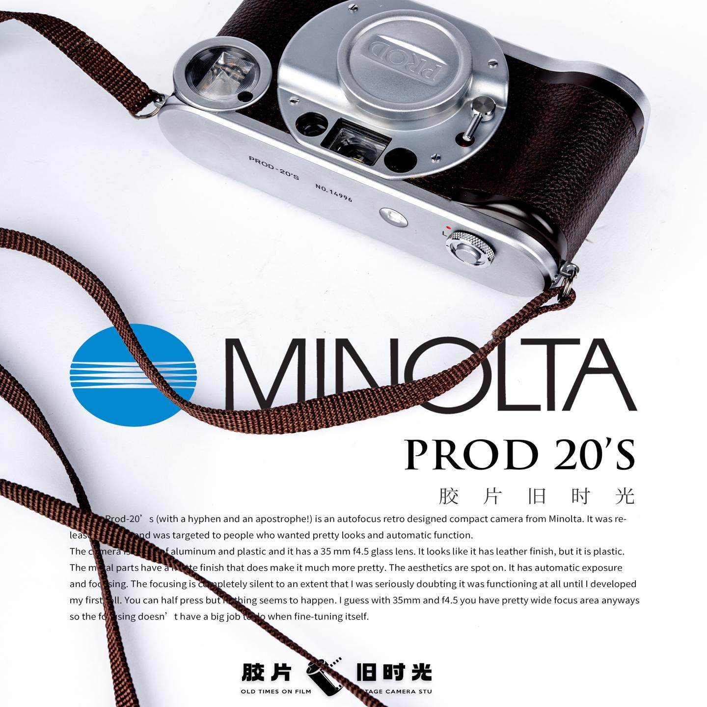 Minolta Prod 20S - Autrefois la Photo
