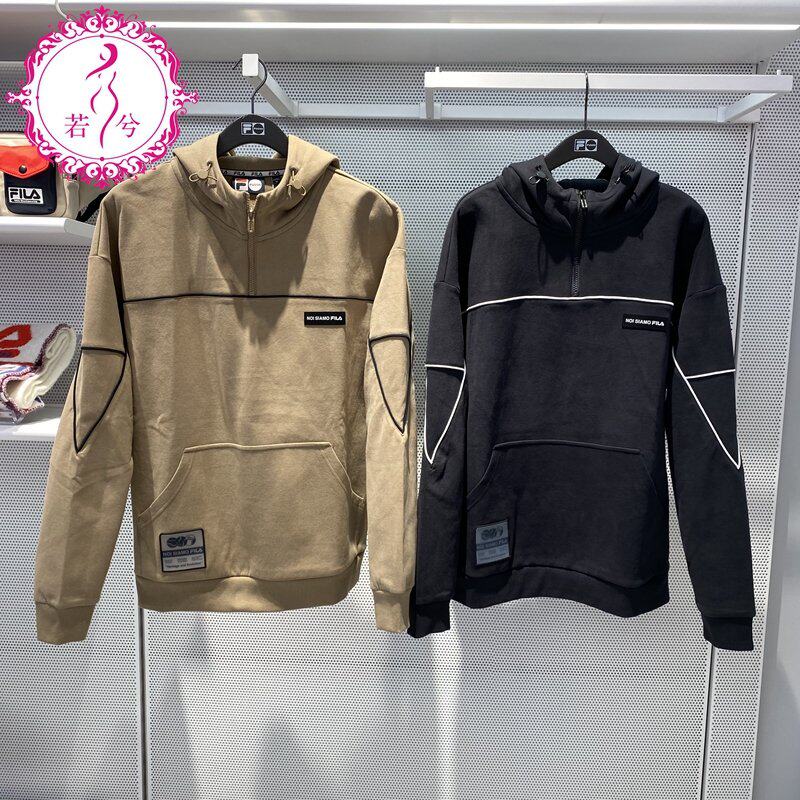 FILAFila Chaogue Sweatshirt Men's 2020 Winter New Pine Men's Tennis Fashion Ligue sweatshirt T11M041211