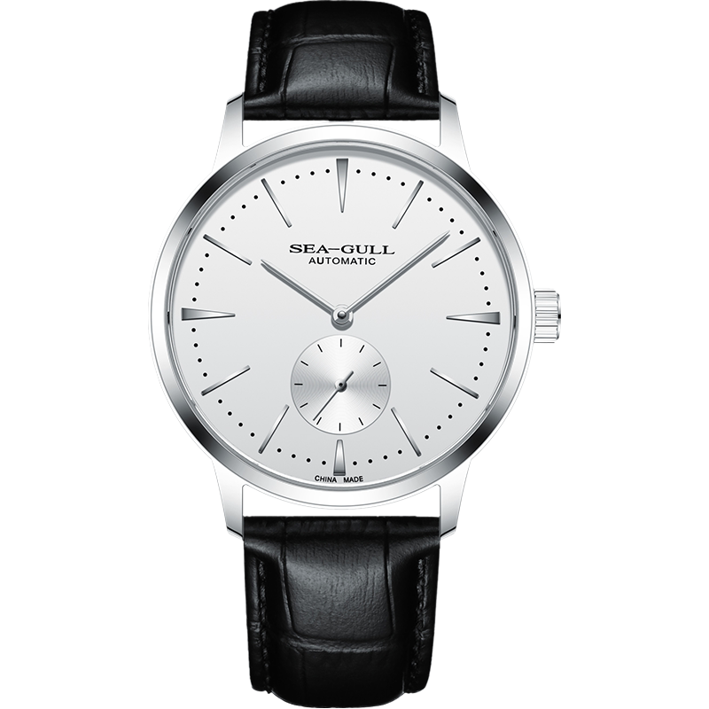Seagull Watch Slim Three-Hand Automatic Mechanical Watch Men's Business Leather Strap Waterproof Wristwatch Haifan 6075 Seagull Watch Slim Three-Hand Automatic Mechanical Watch Men's Business Leather Strap Waterproof Wristwatch Haifan 6075