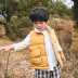 Mùa thu đông 2018 Trẻ em Hàn Quốc áo vest đơn ngực cotton bé trai mặc bé gái mùa thu vest nhỏ quần áo trẻ em đẹp Áo ghi lê