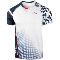 Badminton suit mens Li Ning short-sleeved sportswear summer quick-drying shorts top womens table tennis tennis suit