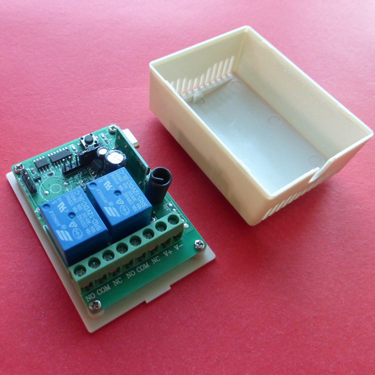 5V 12V 24V two-way intelligent wireless remote control switch controller Manual limit interface remote control is optional