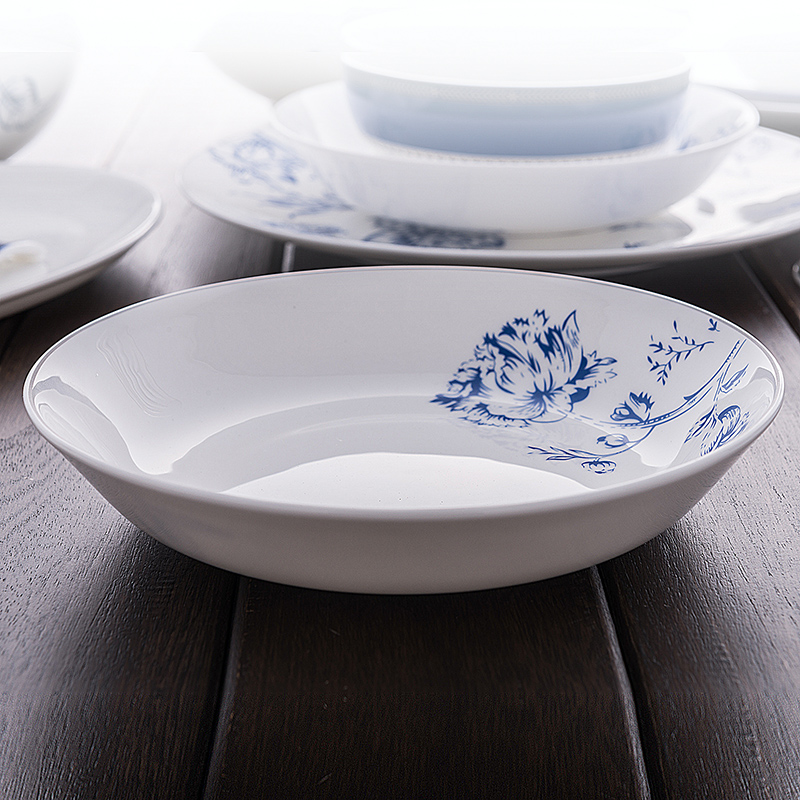 Ronda about ipads porcelain tableware dish bowl 7.5 inch circular FanPan household contracted ceramic soup dish plate of elegance