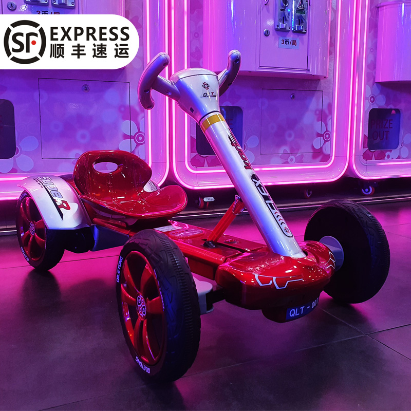 Children's electric car baby early education can sit in kart children's indoor balance car men's and women's four-wheel rechargeable car