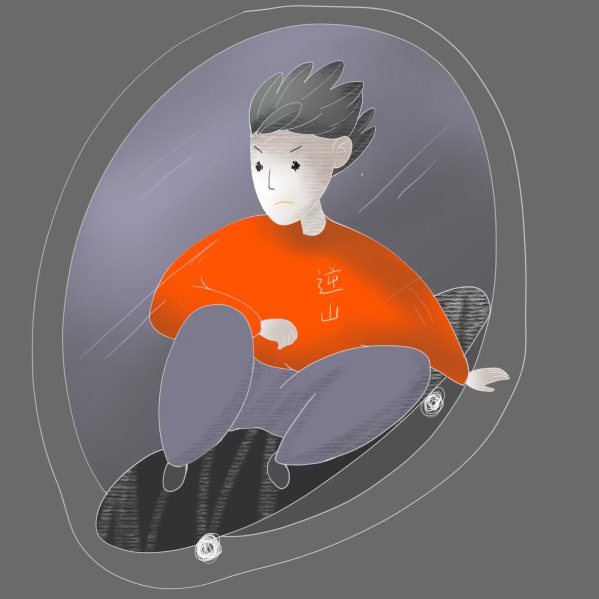 Reverse Mountain Extreme Long Board Hành động Nhãn dán ván trượt Nhãn dán nhỏ tươi - Trượt băng / Trượt / Thể thao mạo hiểm xe điện trượt