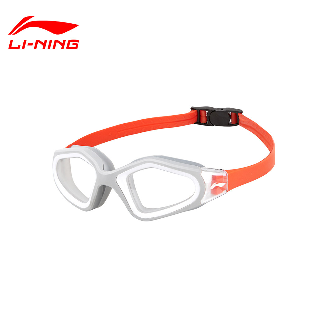 Li Ning swimming goggles high-definition myopia waterproof anti-fog swimming goggles professional male and female flat light degree swimming glasses