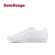 Adidas Adidas Superstar Cỏ ba lá cổ điển Giày nữ bình thường Giày trắng B23641