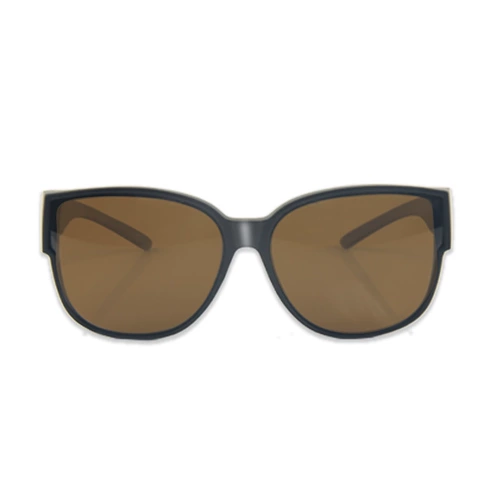 Set Mirror Myopia's Men's Big Rame Sunglasses Женские поляризованные очки, посвященные солнцезащитным коробкам Myopia