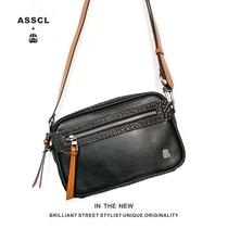ASSCL male bag bag bag bag bag skin street in single shoulder bag coloured backpack small square bag camera pack