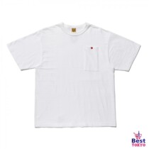  SPOT HUMAN MADE LONG POCKET T-SHIRT LONG POCKET SOLID COLOR LOVE SHORT-SLEEVED T-SHIRT 20SS