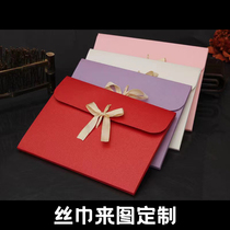 Silk scarf custom printing scarf childrens painting small square scarf digital printing corporate logo gift bag gift box