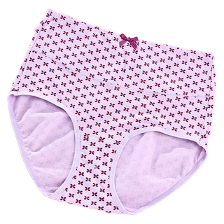 两条装蝶安芬女士高腰内裤女全棉包臀舒适收腹裤大码妈妈性感裤头