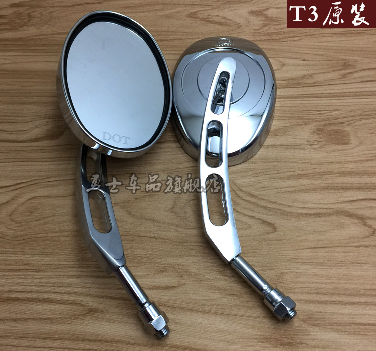 Ma Jiesite T2 T3 T5 T6 Vua rùa lớn Gương chiếu hậu phản chiếu Gương chiếu hậu 10 mm - Xe máy lại gương kiếng xe kiểu