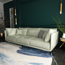 Technology cloth sofa Nordic fabric simple modern small apartment living room ins Wind three people latex no-wash straight row