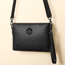 Kuqijia One-Shoulder shoulder bag Mens Leather Mens Bag Leisure Satchel Bag Tide Brand Handbag Summer Multifunctional