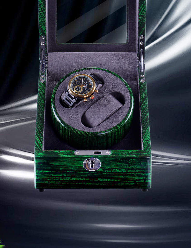 Покачивая таблицы 充电摇表器机械表家用自摆器转表器手表自动摇摆器转动上链收纳盒