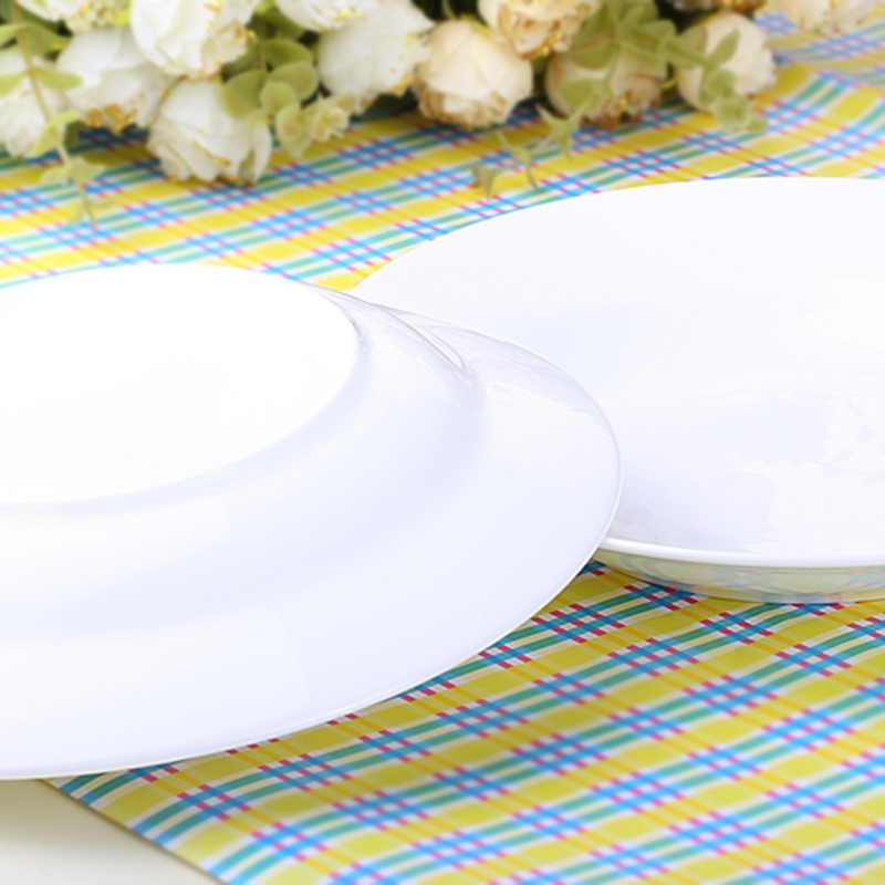 Jane the 8 inches soup plate cooking pan deep dish tangshan ipads porcelain ceramic plate