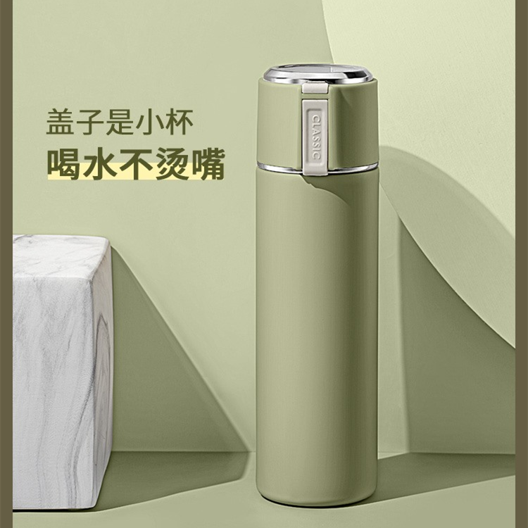 Japanese thermal cup female portable 316 stainless steel large capacity students with water cup cover along with summer cup