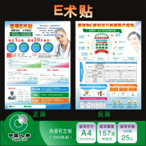 China Life 2020E Oplasty Medical Color Page Publicity Single Spot Poster full RMB100 formulated