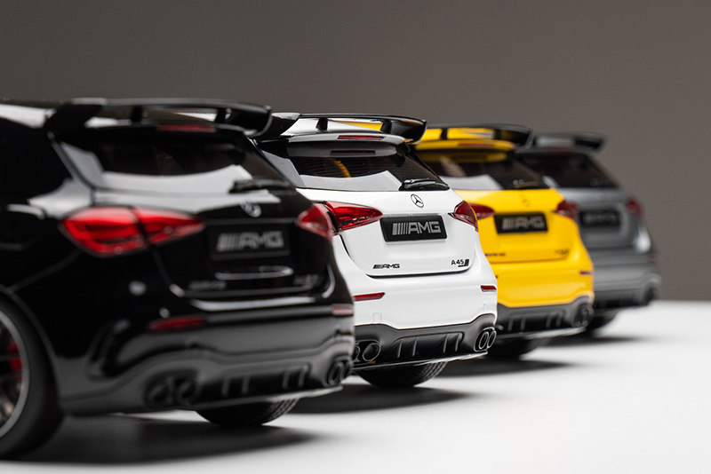 Kiloworks 1:18 Mercedes-Benz AMG A45 S Alloy Full Open Simulation