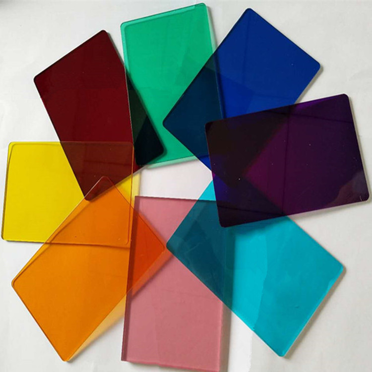 Amusement Equipment 3mm Purple Pc Board Colorful Transparent Impact-Resistant Board Red Yellow Orange Blue Pink Green