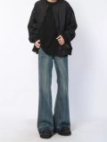 Мама, Mgjm Baba Family Cleanfit Snowfield Micro -Mao Mao Bian Jeans Летние свободные брюки, мужчины и женщины, мужчины и женщины