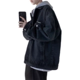 Tide, джинсовая весенняя куртка, ретро толстовка с капюшоном, в американском стиле, оверсайз