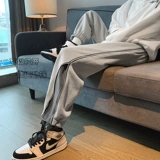 Трендовые весенние спортивные штаны для отдыха с молнией, в корейском стиле, в американском стиле, свободный крой