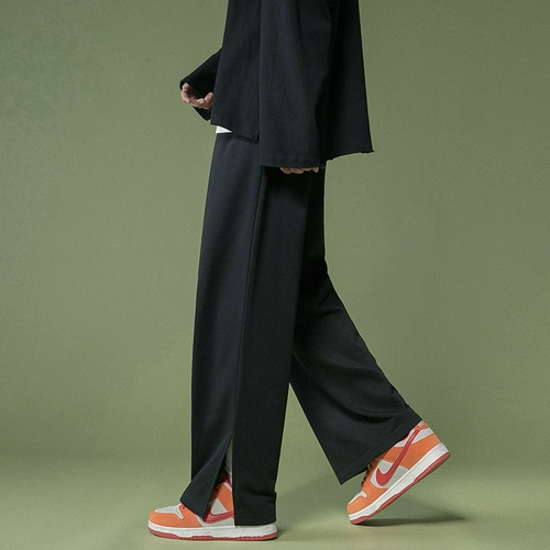 Повседневные брюки для отдыха, трендовые цветные штаны, коллекция 2021, осенние, свободный прямой крой