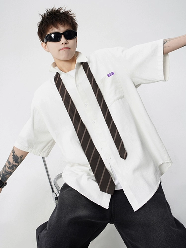 Летняя модная рубашка, универсальная куртка, США, свободный крой