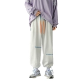 Tide, весенние трендовые цветные штаны, в корейском стиле, оверсайз, свободный крой