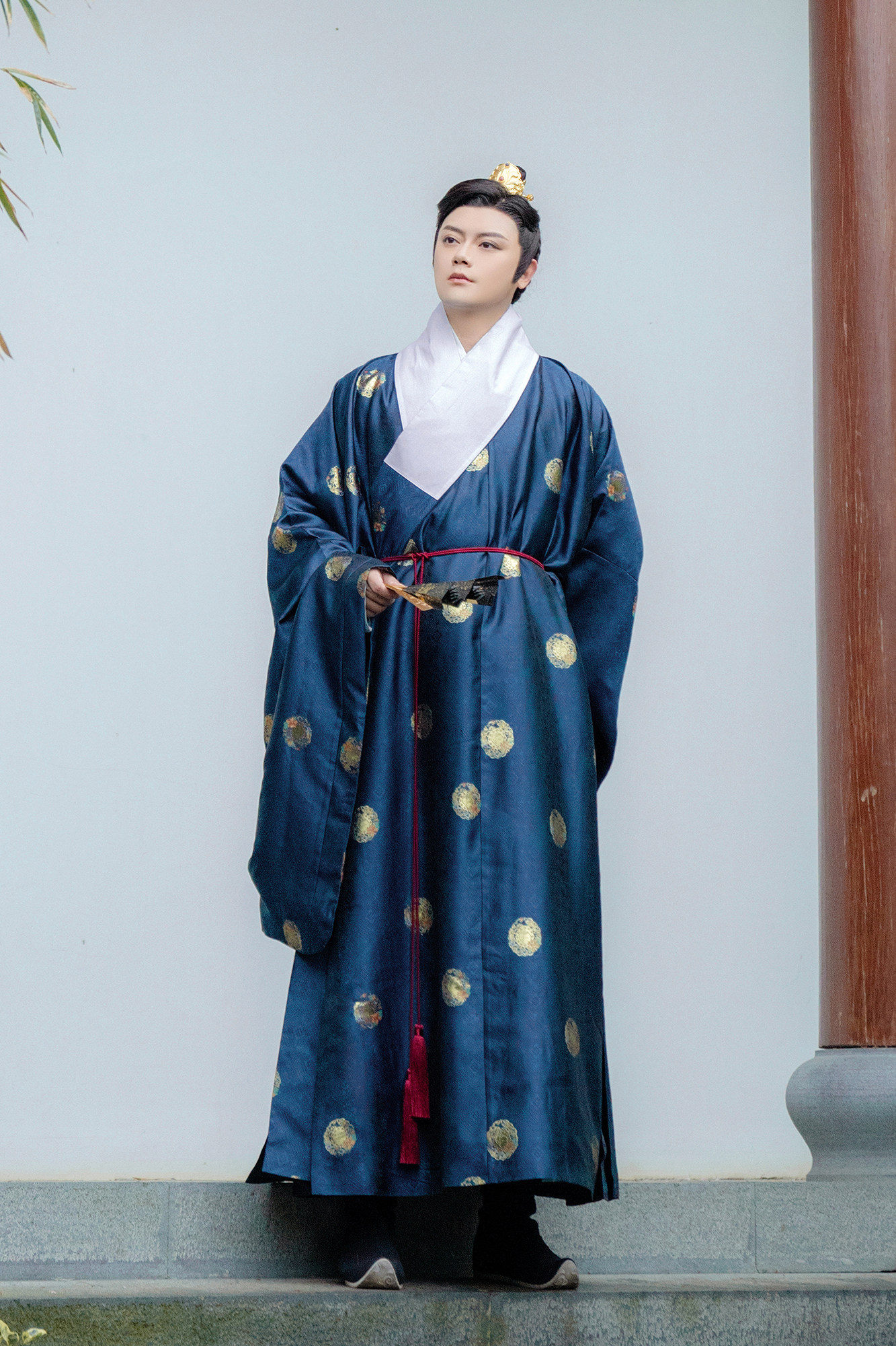 китайский костюм 天汉骄阳 道袍 明制汉服男女款彷妆花织金锦挂里传统民族服装 Sun