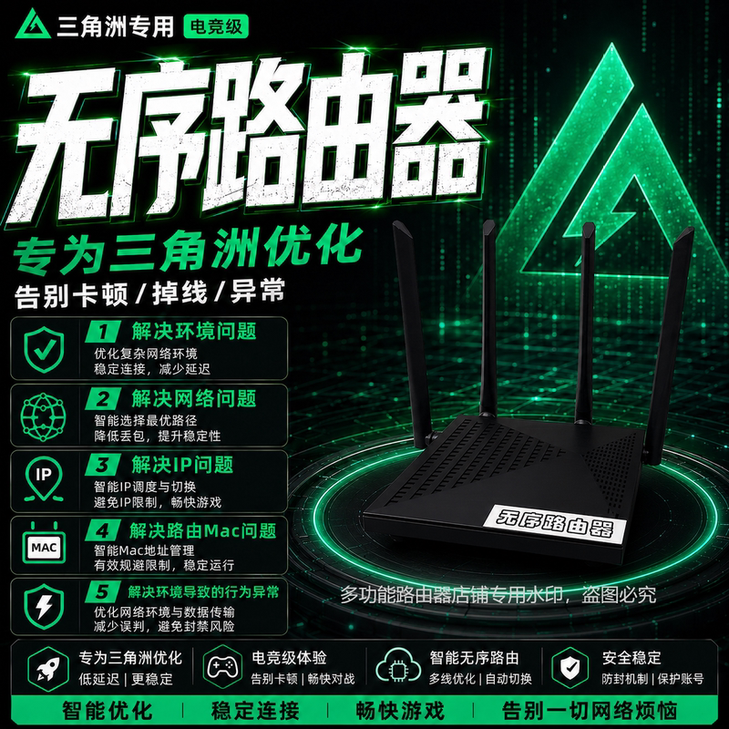 Delta Router for Gaming, Capable of Decoding Environment Anomalies, One-Click Modification of Mac Gateway Ip, Gigabit Delta Router for Gaming, Capable of Decoding Environment Anomalies, One-Click Modification of Mac Gateway Ip, Gigabit