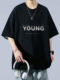 100% Pure Cotton Short-Sleeve T-Shirt for Men 200kg Summer Plus Size Loose Fit Trendy Brand T-Shirt Round Neck Top