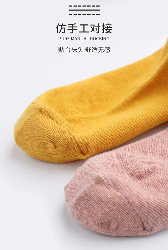 Mùa xuân và mùa hè cotton của phụ nữ vớ nhà nước nông vớ thấp - Bít tất nữ tất nữ Hàn Quốc bền đẹp