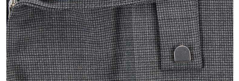 [Giảm giá cửa hàng] HUGO BOSS Hugo Bos Màu xám kẻ sọc khâu len phù hợp với bộ đồ - Suit phù hợp bộ vest nam