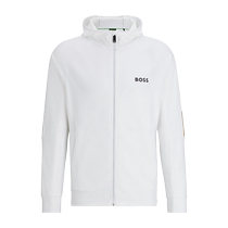 (Moisture absorption quick drying sun protection) (BERRETTINI co-branded) BOSS mens 24 summer new zipper sweatshirt