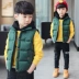 Áo vest bé trai cotton 2018 mới thu đông mới áo gile thu đông bé trai Áo ghi lê