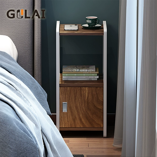 Nordic Light Luxury Leads Head -Plant Prame Small Apartment Storage с дверью шкафа узкий шкаф многослойный хранение спальни спальня