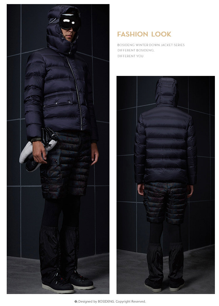 Blouson homme BOSIDENG    en Nylon - Ref 3121897 Image 17