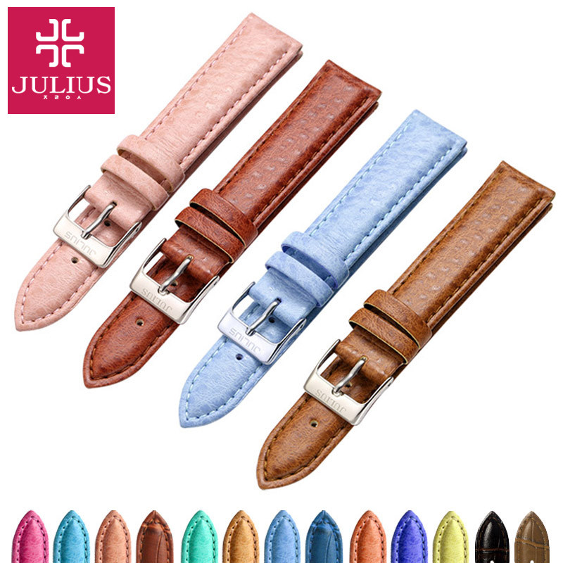 JULIUS POLY Watches with original dermis Leather Watches Women Strap Steel Band Woven Band Metal 22mm Universal