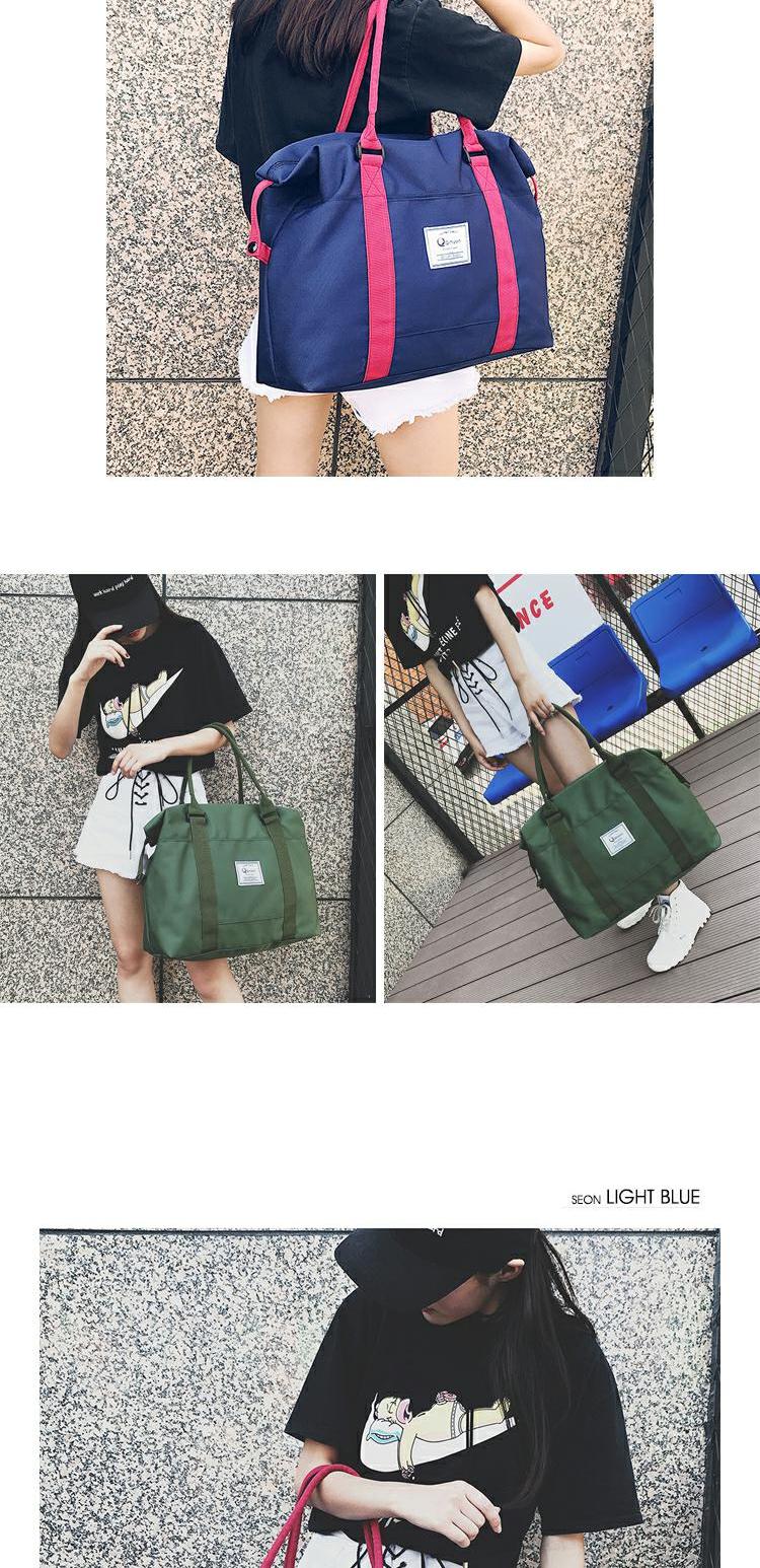 Túi du lịch mới nam và nữ xách tay dung lượng lớn tập thể dục túi đeo vai túi hành lý túi lên túi du lịch túi chéo tui du lich