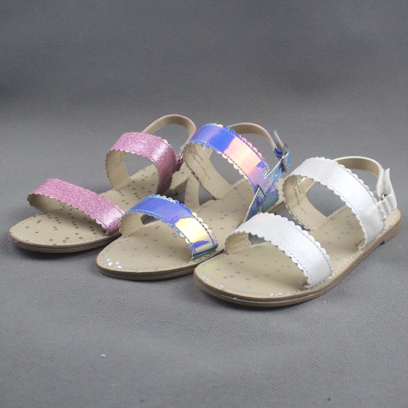 USA single 2021 new Korean version Summer girl sandals Little Princess CUHK Girl girl Soft bottom student sandals