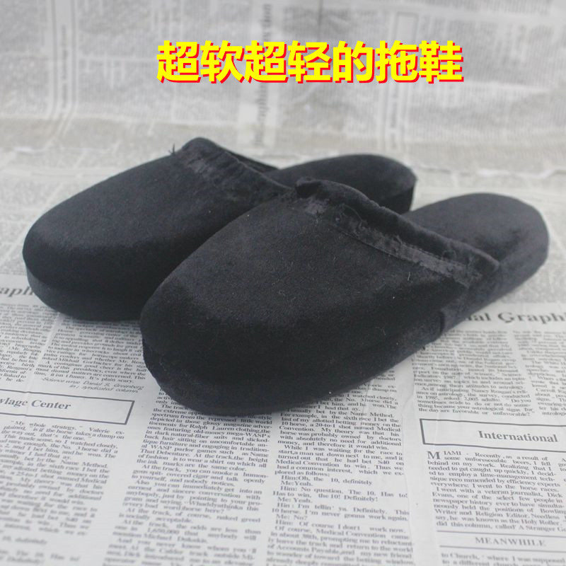 Cabinet 22 $Winter Indoor Softbottom Baotou Cotton slippers Home Ladies Warm Flat Bottom Anti Slip Suede Suede Moon Shoes