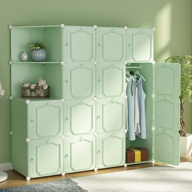 Wardrobe simple modern simple wardrobe home bedroom cabinet storage cabinet Cabinet cloth rental room wardrobe economy