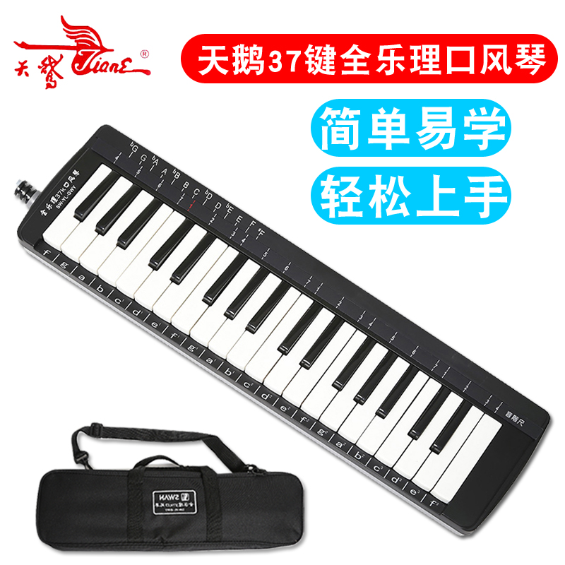 Swan Harmonica Total Latte 37 Key Students Practice Teaching Competition Children become a professional musical instrument for the violin