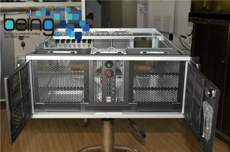 Qincheng RM41300 серверный корпус 4U полностью алюминиевый корпус новый в коробке высококачественный настольный сервер