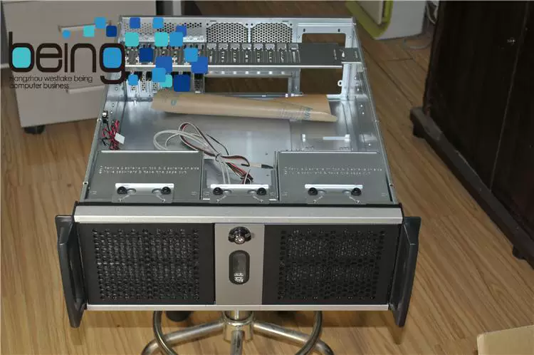 Qincheng RM41300 серверный корпус 4U полностью алюминиевый корпус новый в коробке высококачественный настольный сервер